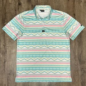 Bad Birdie Salty Savage Short-sleeve Polo Men's Size M